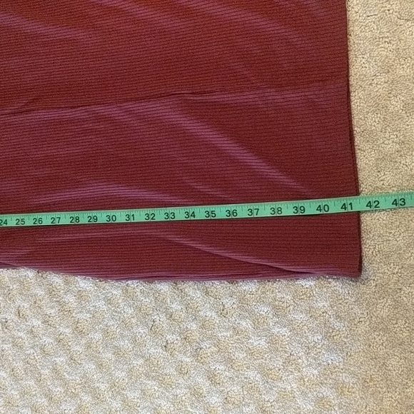 Reformation dress turtleneck deep v cutout long sleeve - Picture 7 of 8